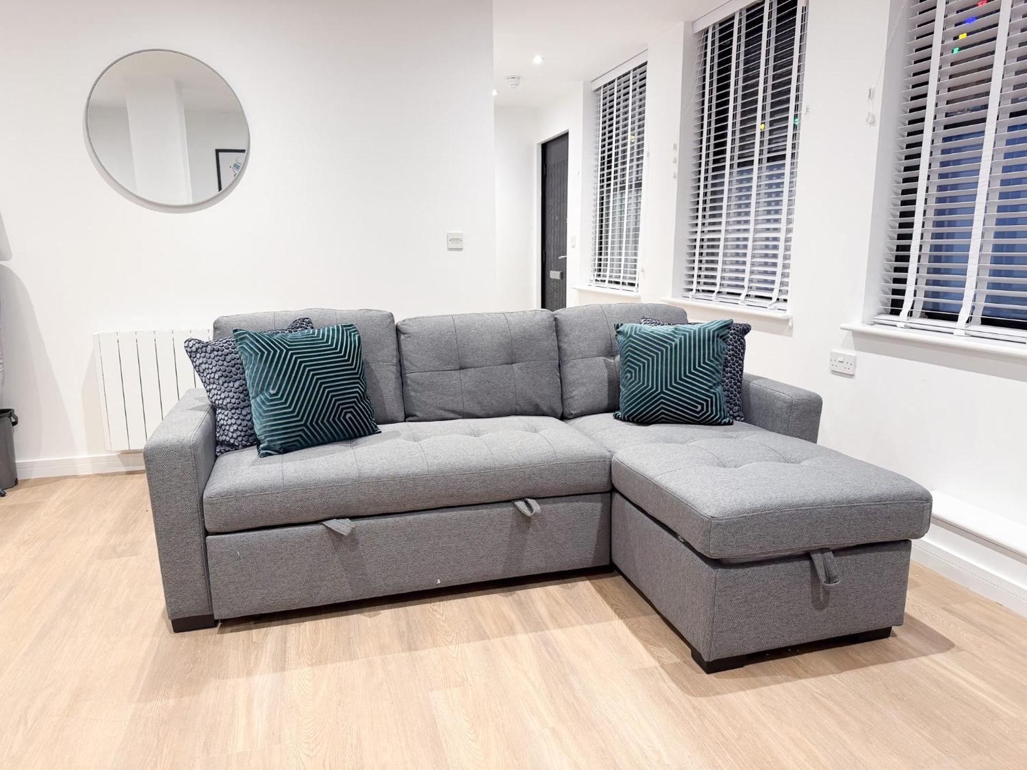 Spacious Modern 1 Bed Apartments In St Neots - Perfect For Contractors & Professionals - Free Parking - Wifi - Fully Equipped Kitchen - Smart Tv Ideal For Work Stays And Long Projects Exterior foto